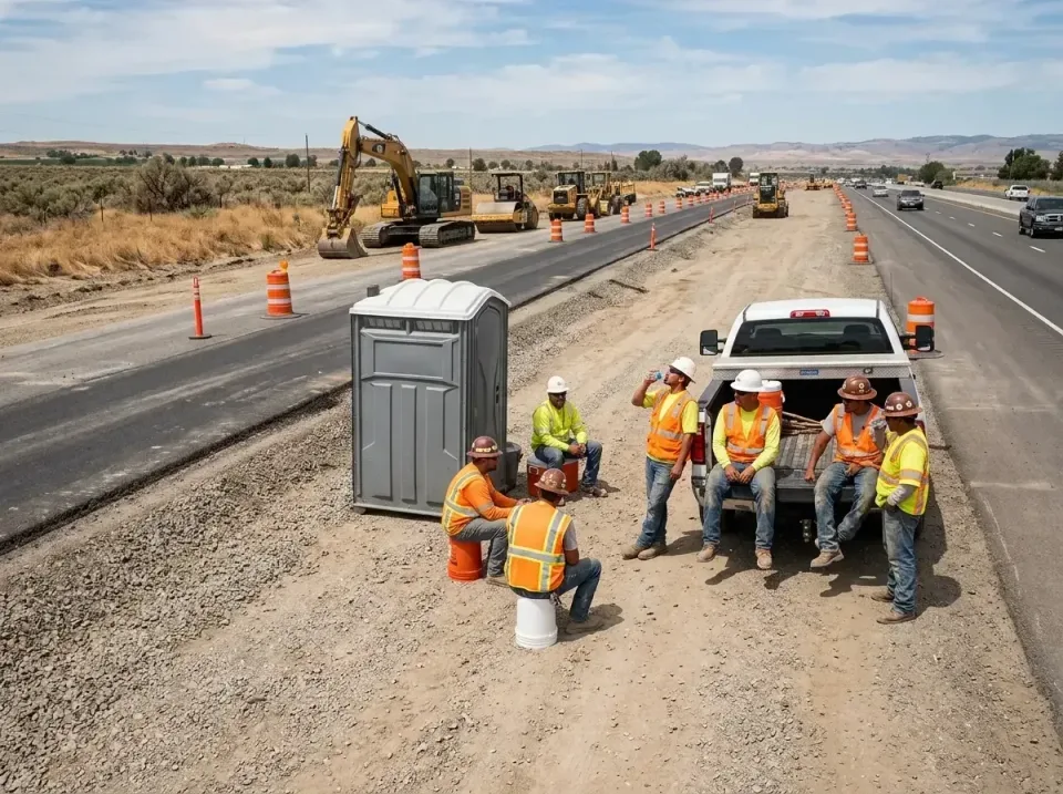 highway-road-construction-crew-007 — frequently asked questions, Porta Potty and Restroom Rentals in Galax, VA